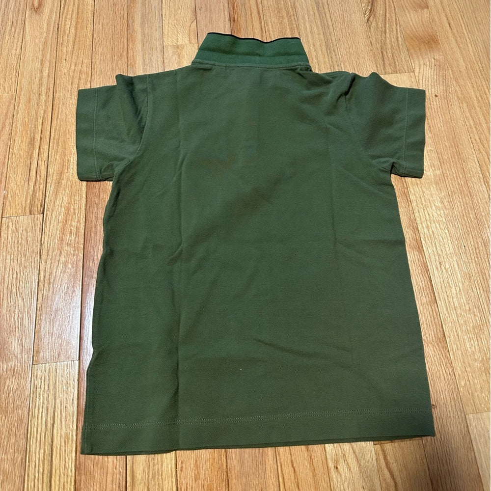 Burberry Green Polo Top Size 12Y