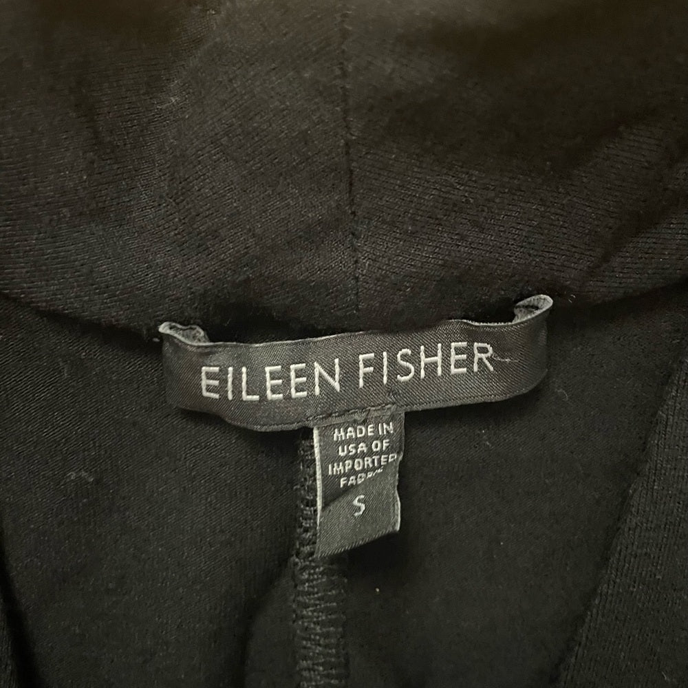 Eileen Fisher Black V Neck Sleevless Dress Size Small