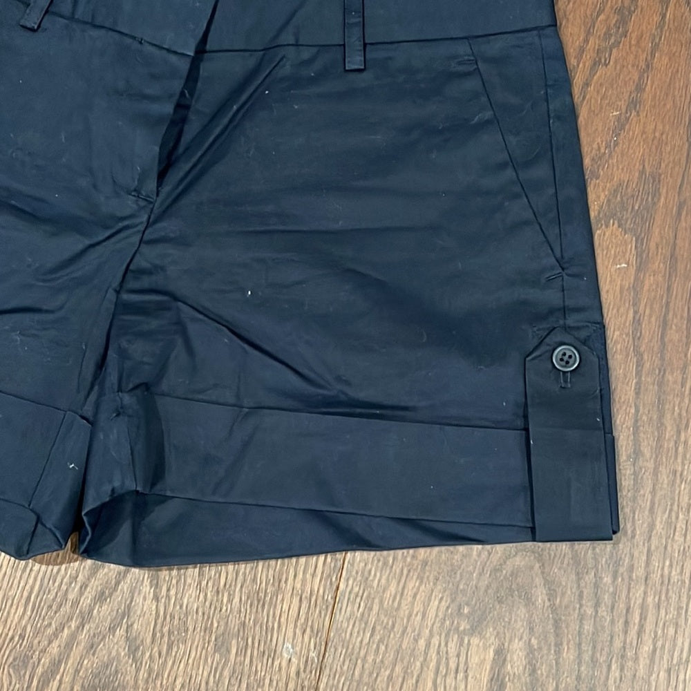 Theory Chino Navy Shorts Size 6