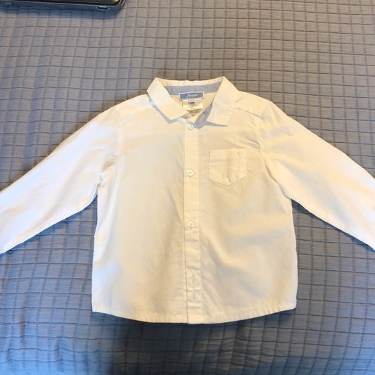 White Jacadi Boys Button Down Size 18 months