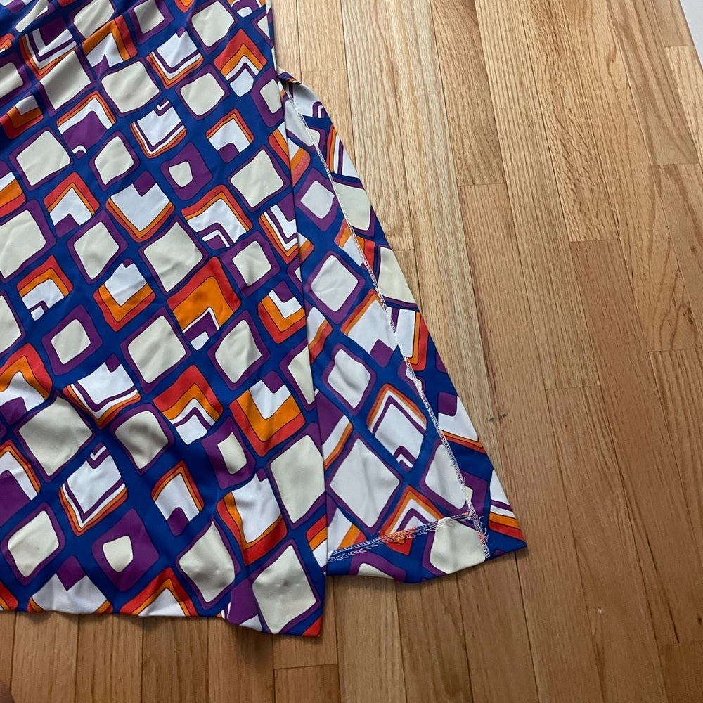 Elizabeth Stewart Multicolor Printed Halter Dress