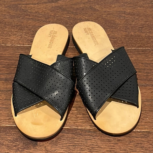 Jill Sandler Women’s Black Perforated Sandals Size 41 / 11