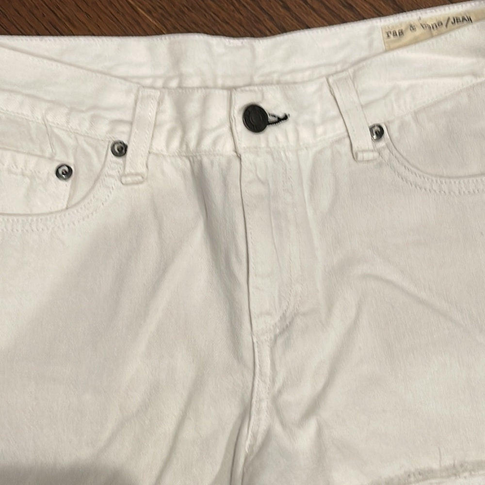 Rag & Bone White Jeans Shorts Size 29
