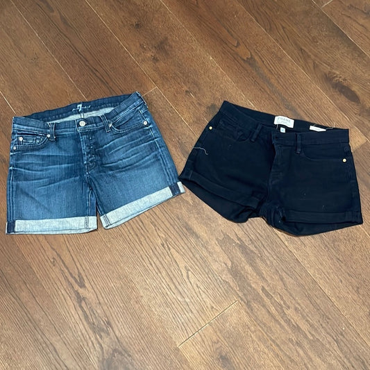2 Women’s Jean Shorts Size 27