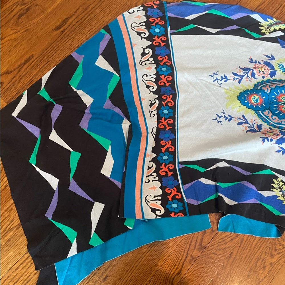 Etro Milano Multicolor Poncho Size OS