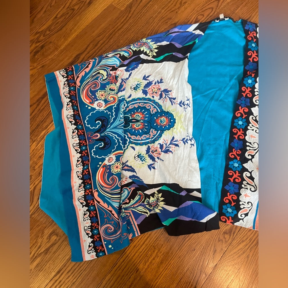 Etro Milano Multicolor Poncho Size OS