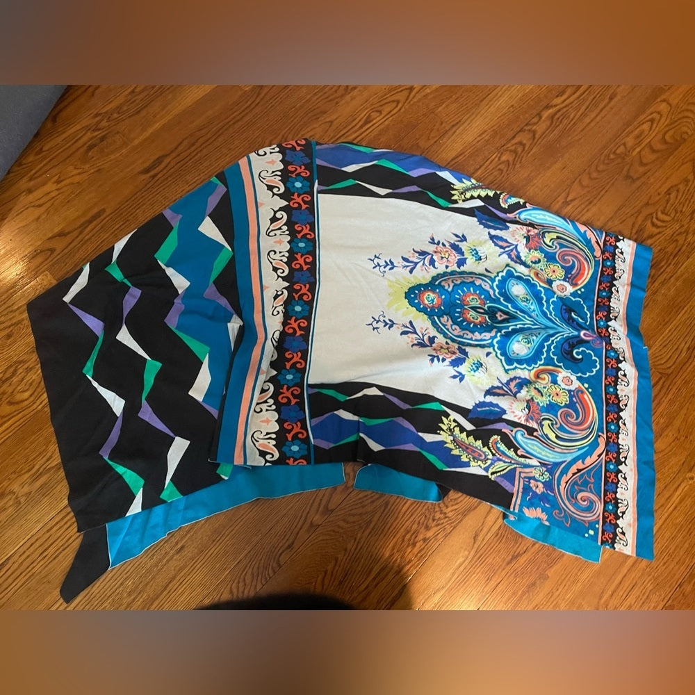 Etro Milano Multicolor Poncho Size OS