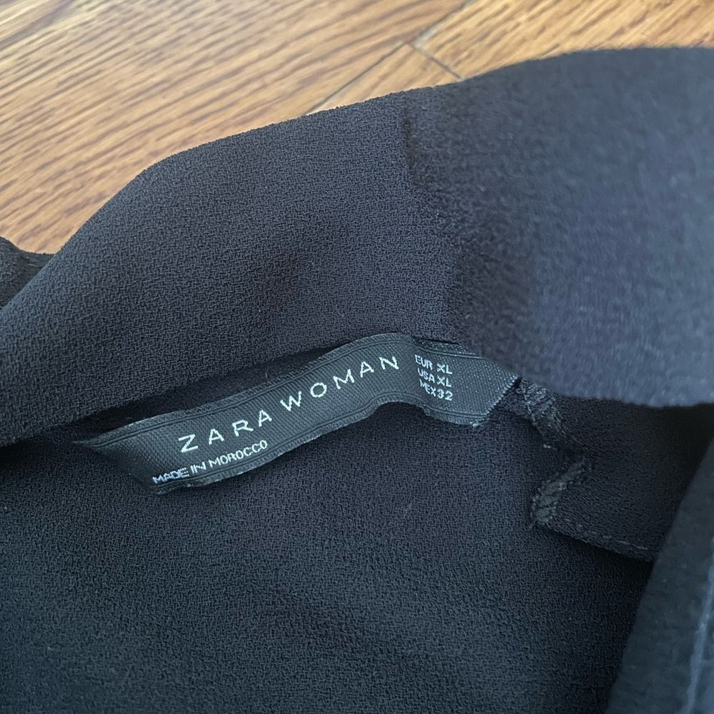 Zara Woman Black Dress Size XL