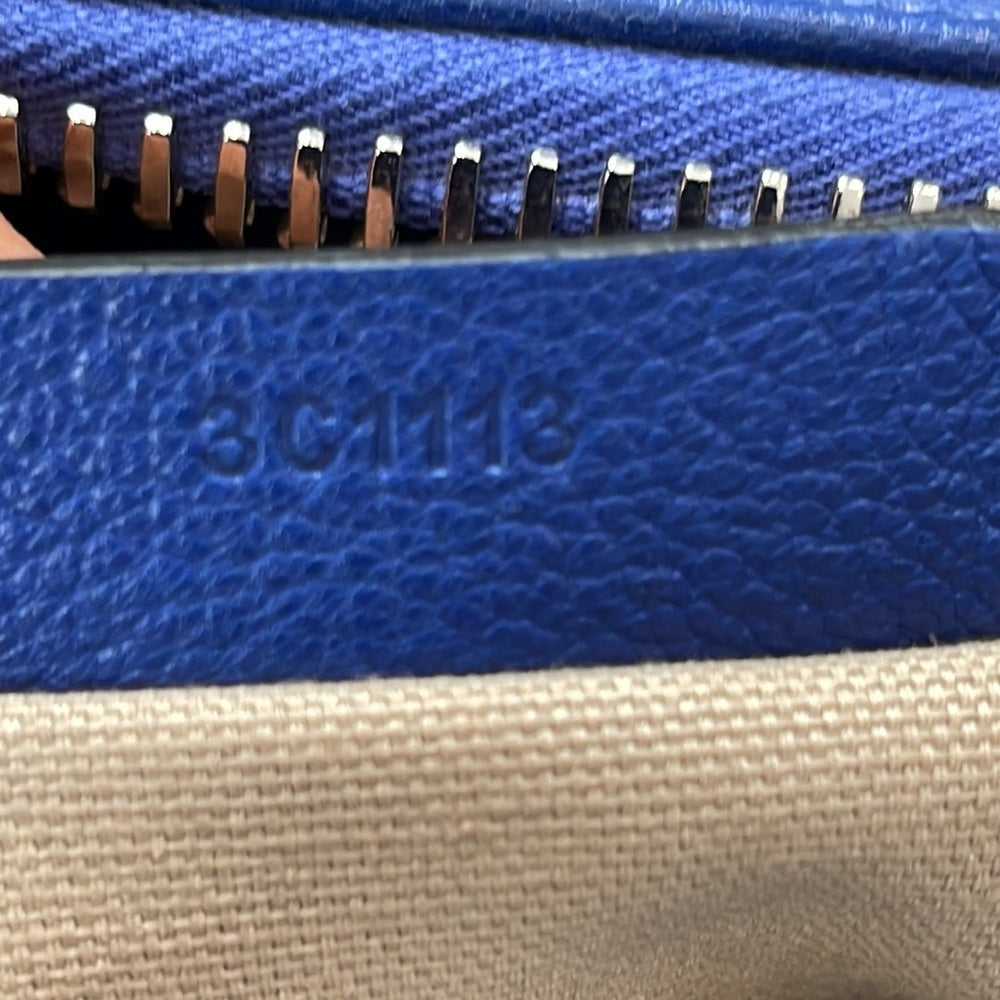 Givenchy Cobalt Blue Antigona Medium Grained Leather Bag Tote and Shoulder Bag
