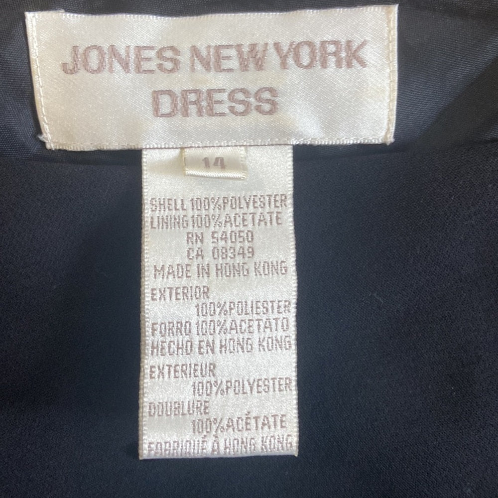 Women’s Jones New York dress. Black. Size 14