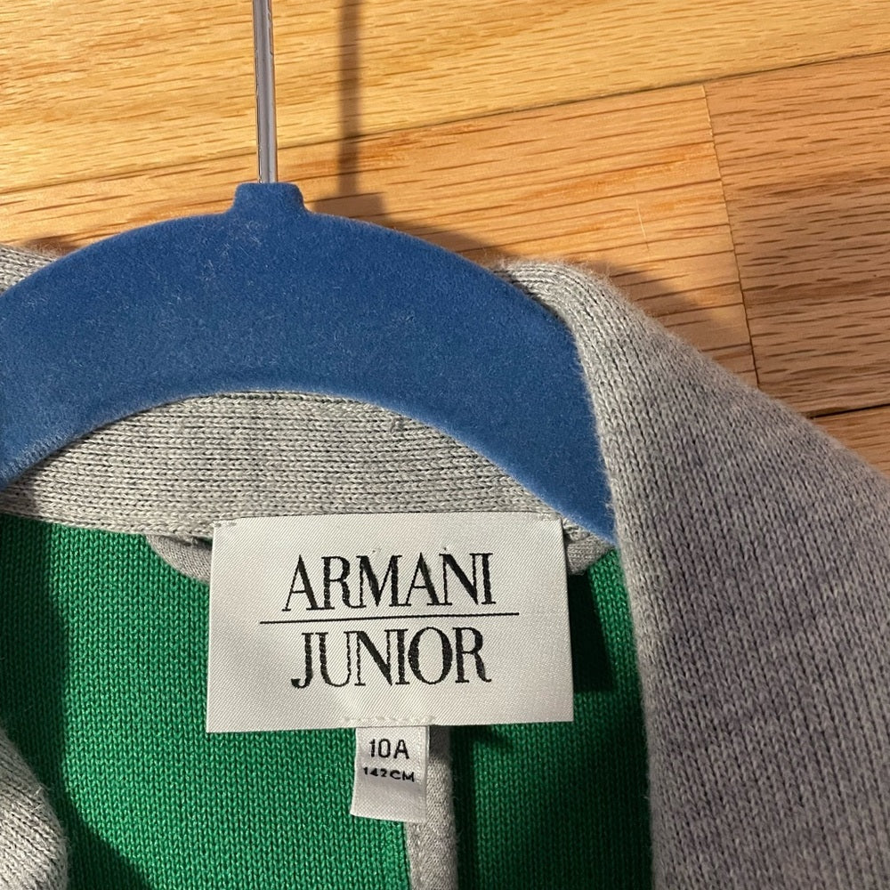 Armani Junior Grey Jacket Size 10A