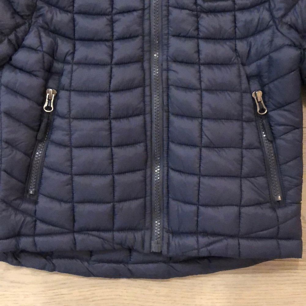 NWT Reebok Navy Boys Puffer Hooded Jacket Size 4