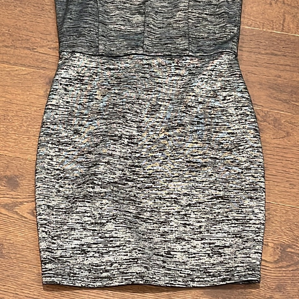 River Island Grey Tight Mini Dress Size 10