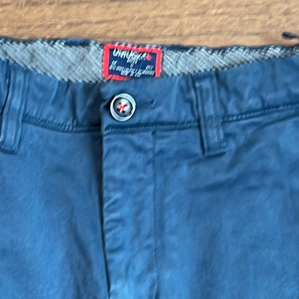 Untuckit Boys Blue Chino Shorts Size 6