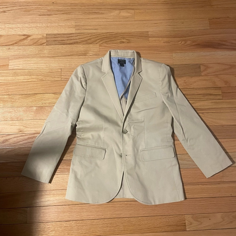 Crewcuts Thompson Beige Blazer Jacket Size 12