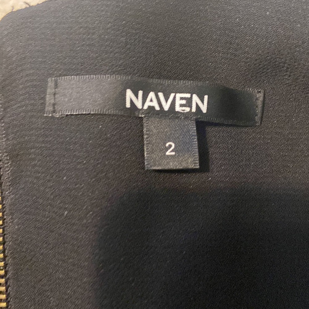 WOMEN’S Naven dress. Black/white. Size 2
