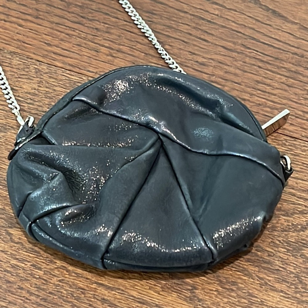 Kooba Black Small Evening Bag with Chain