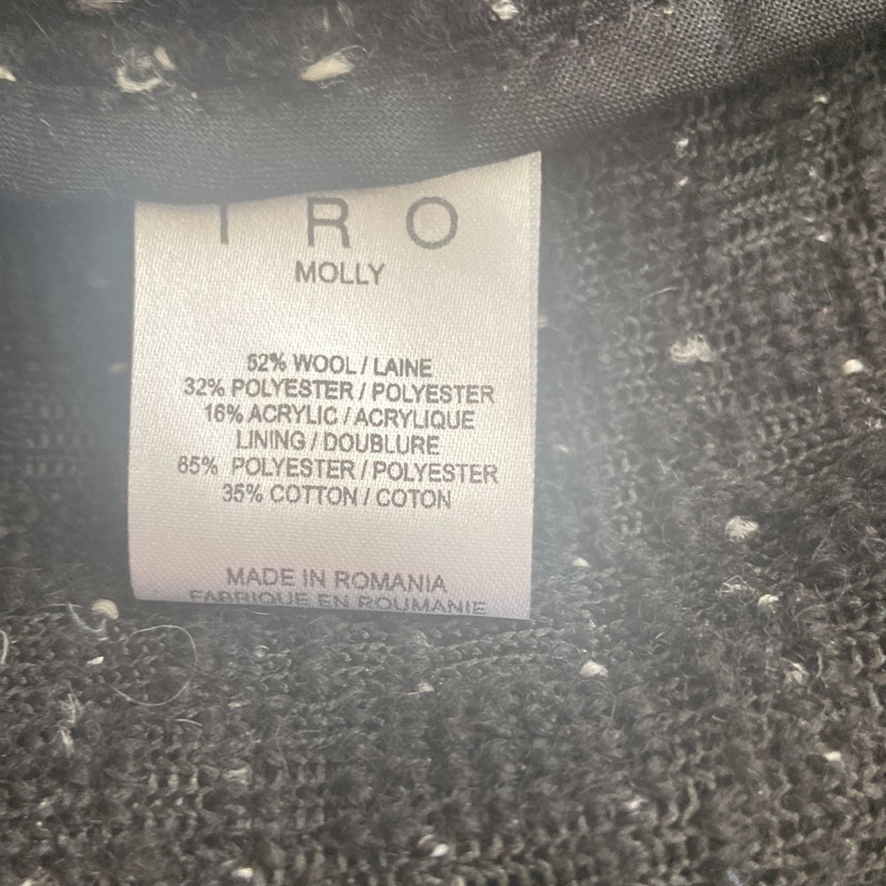 Women’s IRO blazer. Black and white. Size 2