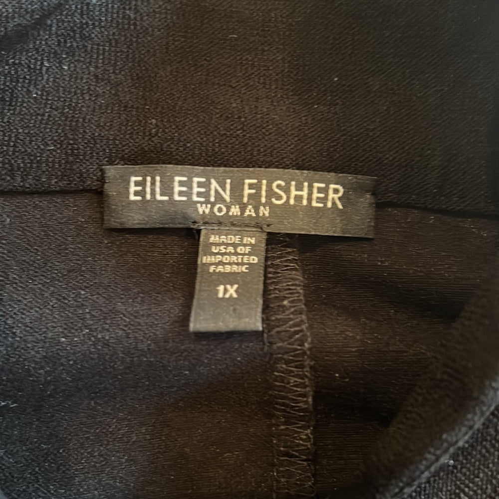 Eileen Fisher Black Jacket Size 1X