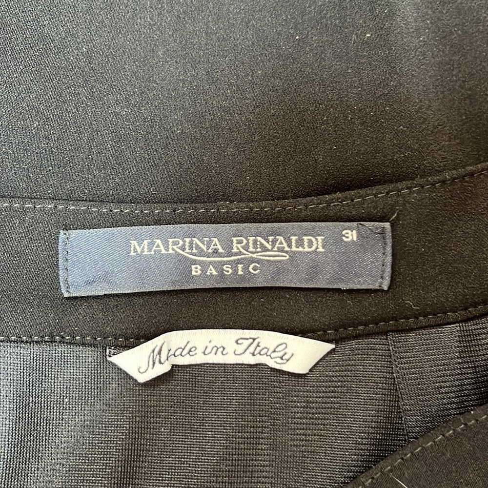 Marina Rinaldi black skirt Size 31