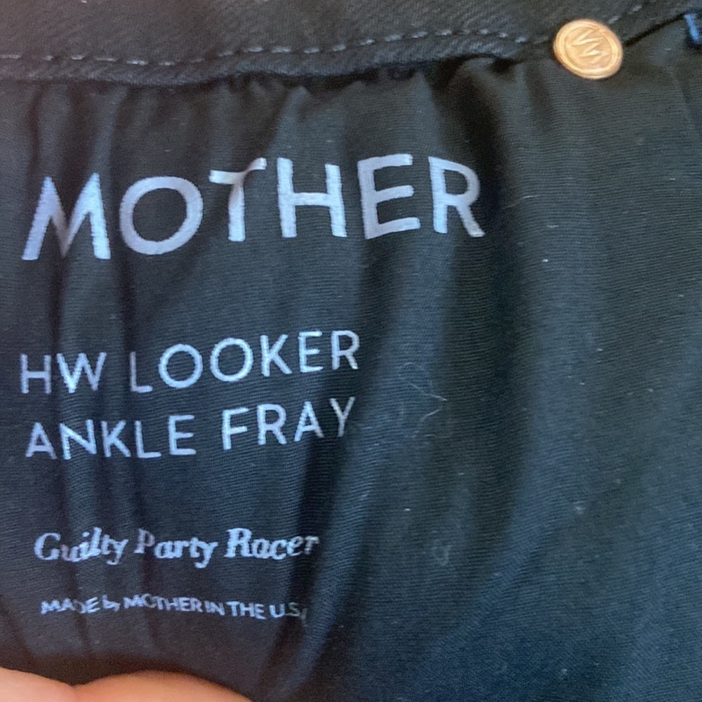 WOMEN’S Mother jeans. Black. Size 25