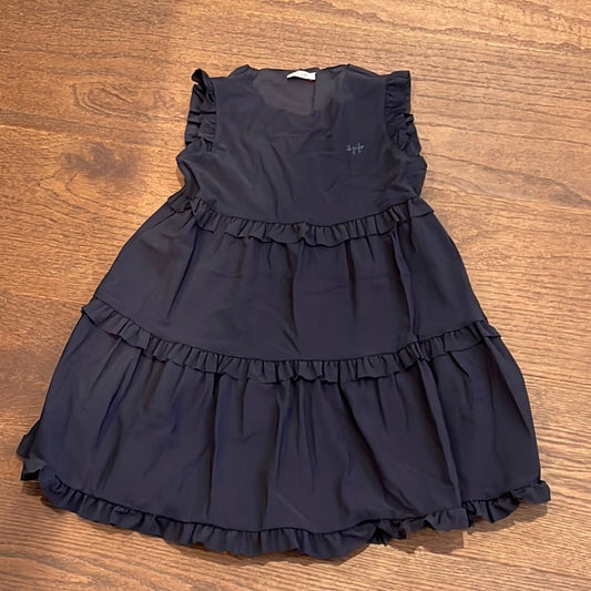 Il Gufo Navy Sleeveless Girls Dress Size 4