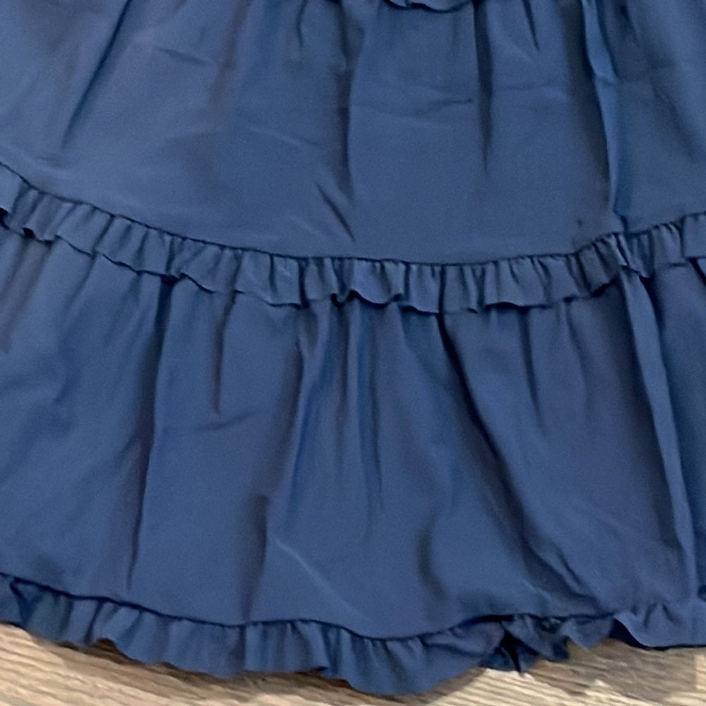 Il Gufo Navy Sleeveless Girls Dress Size 4