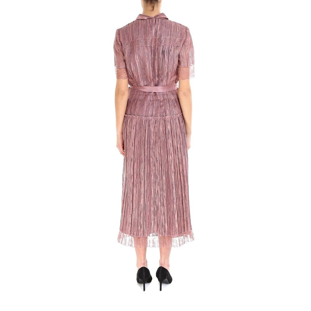 Bottega Veneta Women’s Pink and Sheer Dress Size 42 / 6-8
