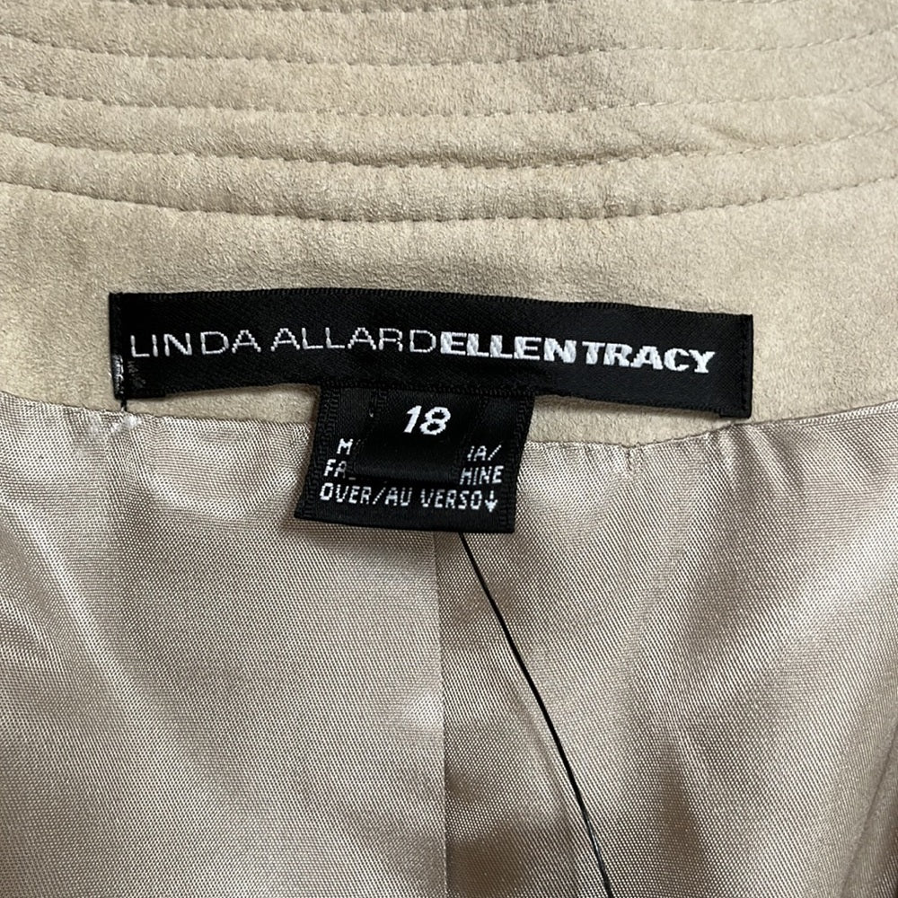 NWT Linda Allard Ellen Tracy Women’s Blazer top Size 18
