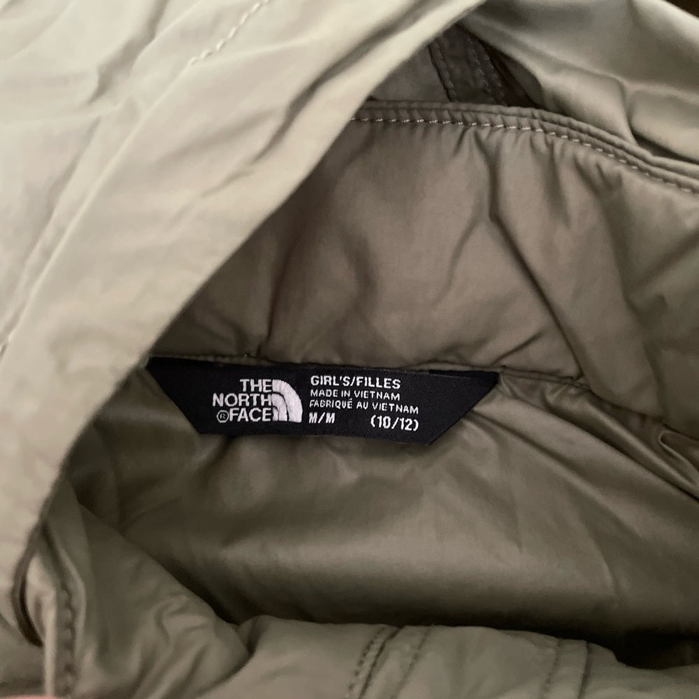 The North Face Green Rain Jacket Size Medium 10/12