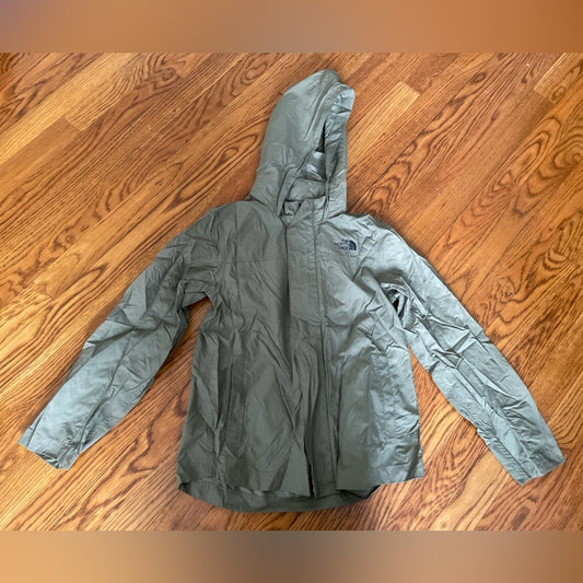 The North Face Green Rain Jacket Size Medium 10/12