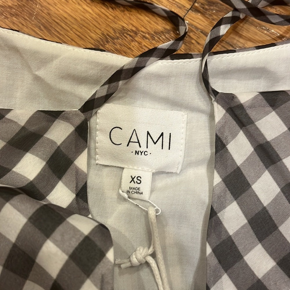 NWT Cami NYC Women’s Plaid Silk Dress Size XS