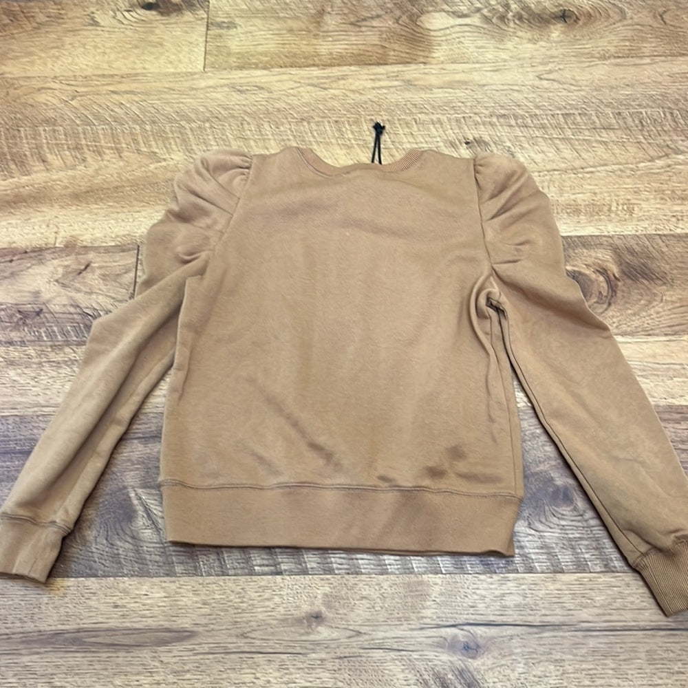 Rebecca Minkoff Women’s Brown Long Sleeve Sweatshirt Size XS