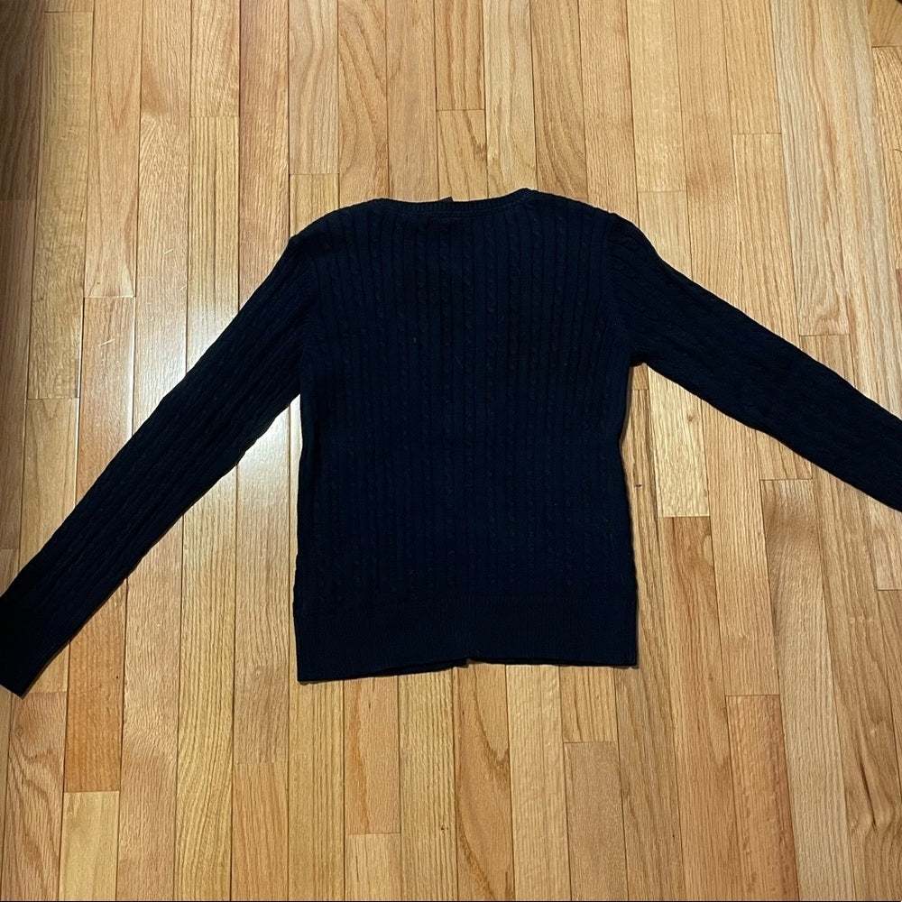 Gap Kids Black Button Down Sweater Size XXL