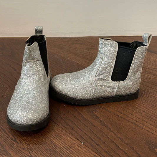 Old Soles Girls Silver Booties Size 26/9.5