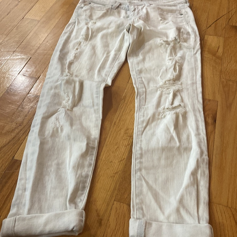 Women’s AG jeans. White washed blue. Size 27