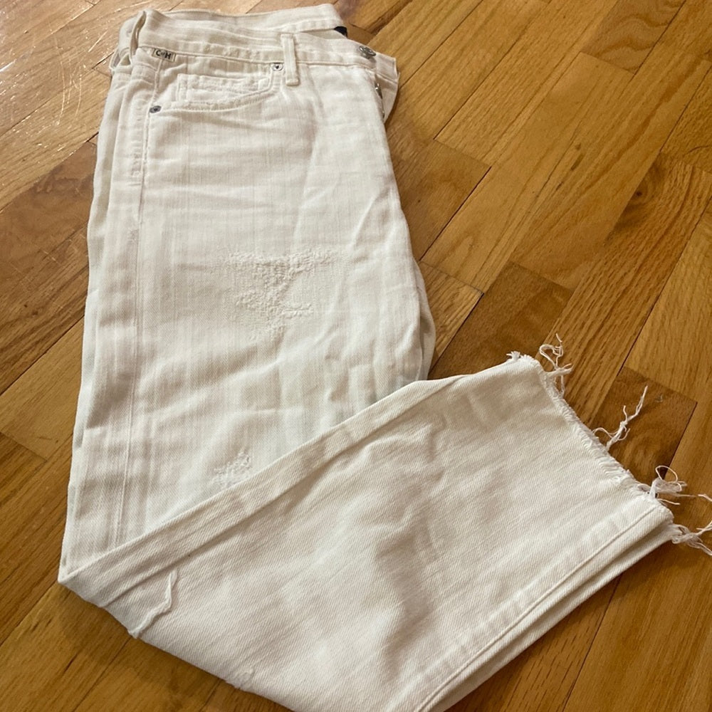 Women’s citizens of humanity jeans. White. Size 25