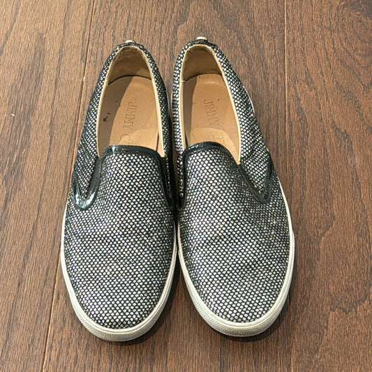 Jimmy Choo Women’s Sparkle Slip On Sneakers Size 38/8