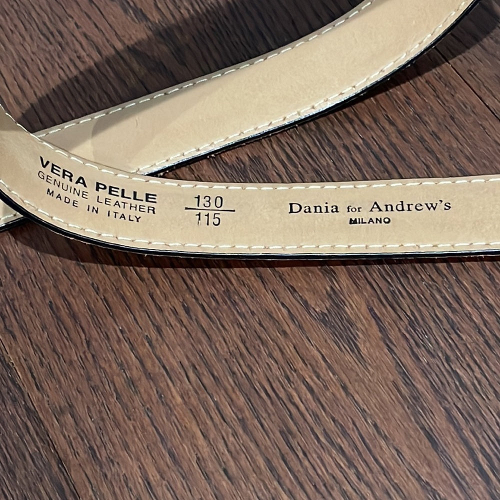 Dania for Andrew’s Brown Women’s Belt with Silver Buckle