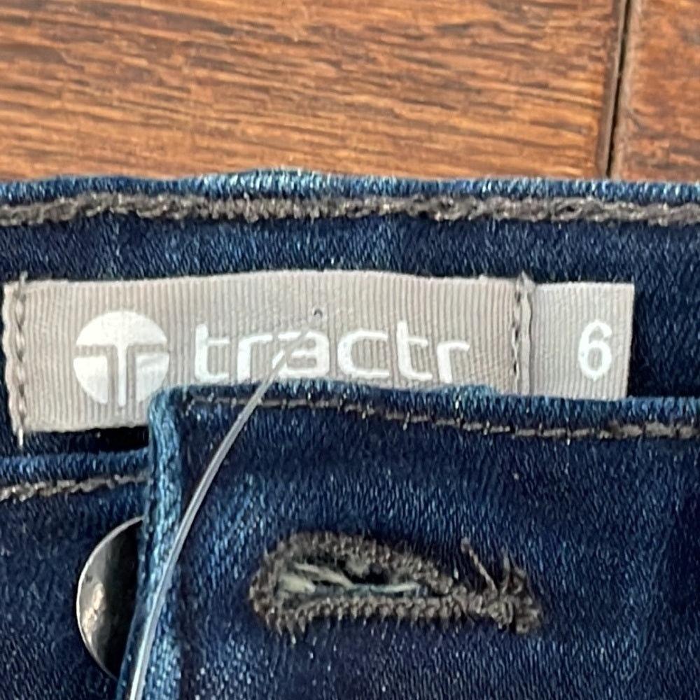 NWT Tractr Girls Blue Jeans Size 6