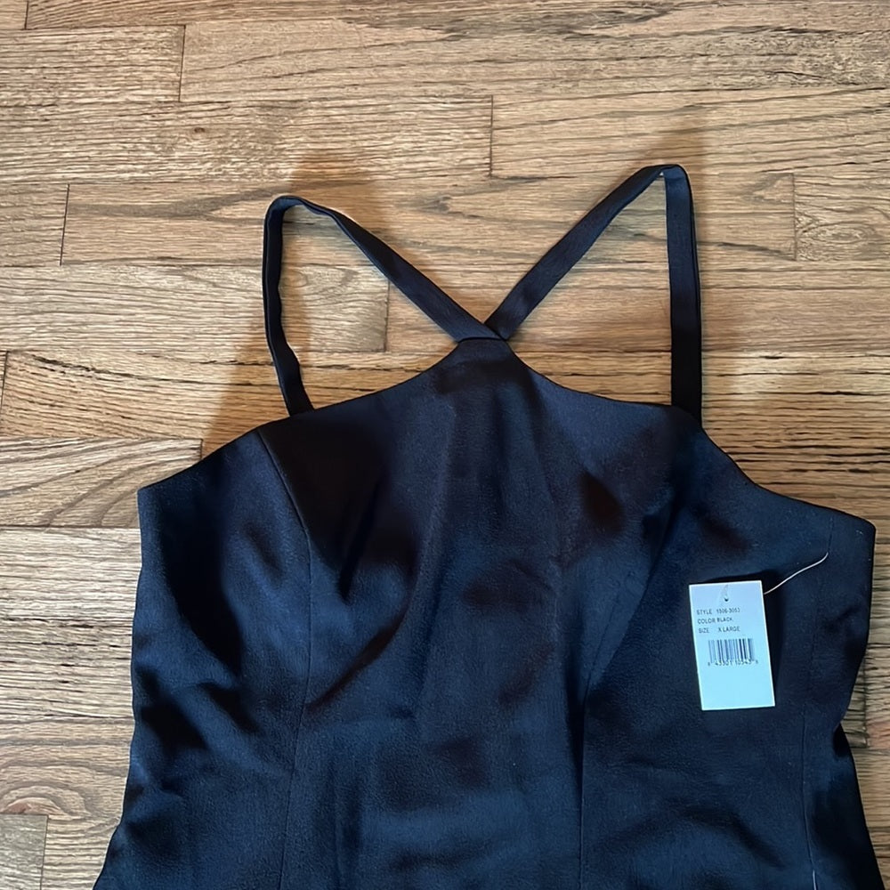 Dress the population black dress size XL