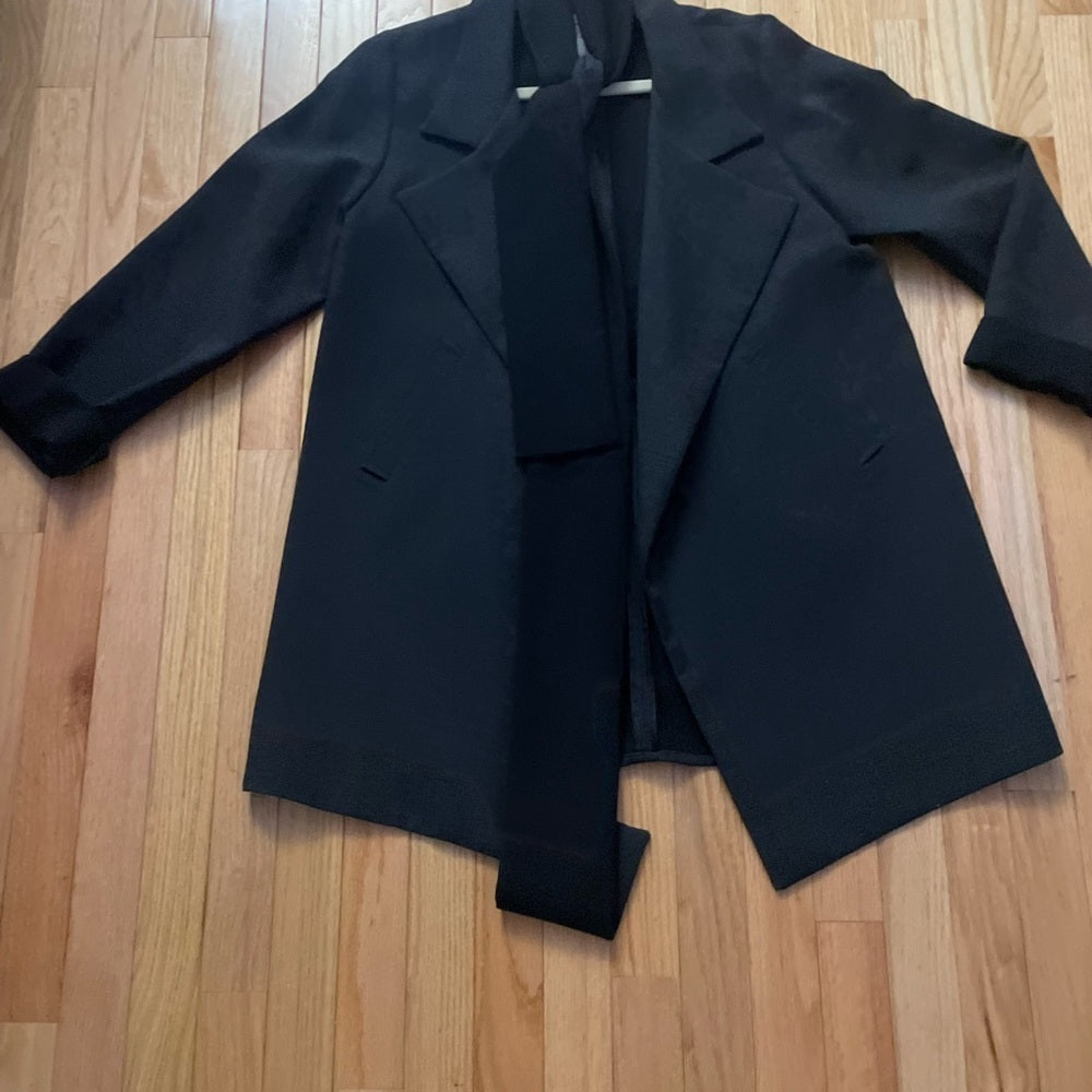 Sylvia Heisel Black Jacket Blazer Size 10