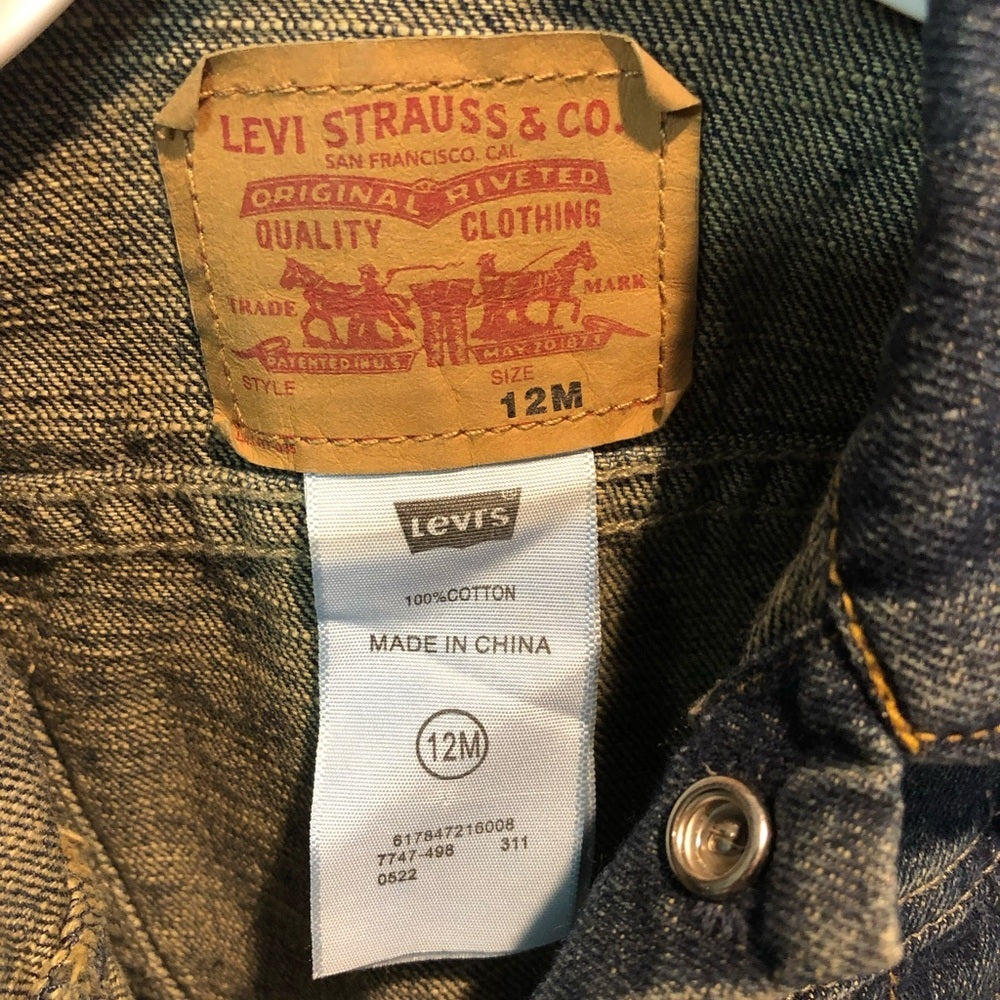 LEVI’S Toddler Jean Jacket Size 12 months