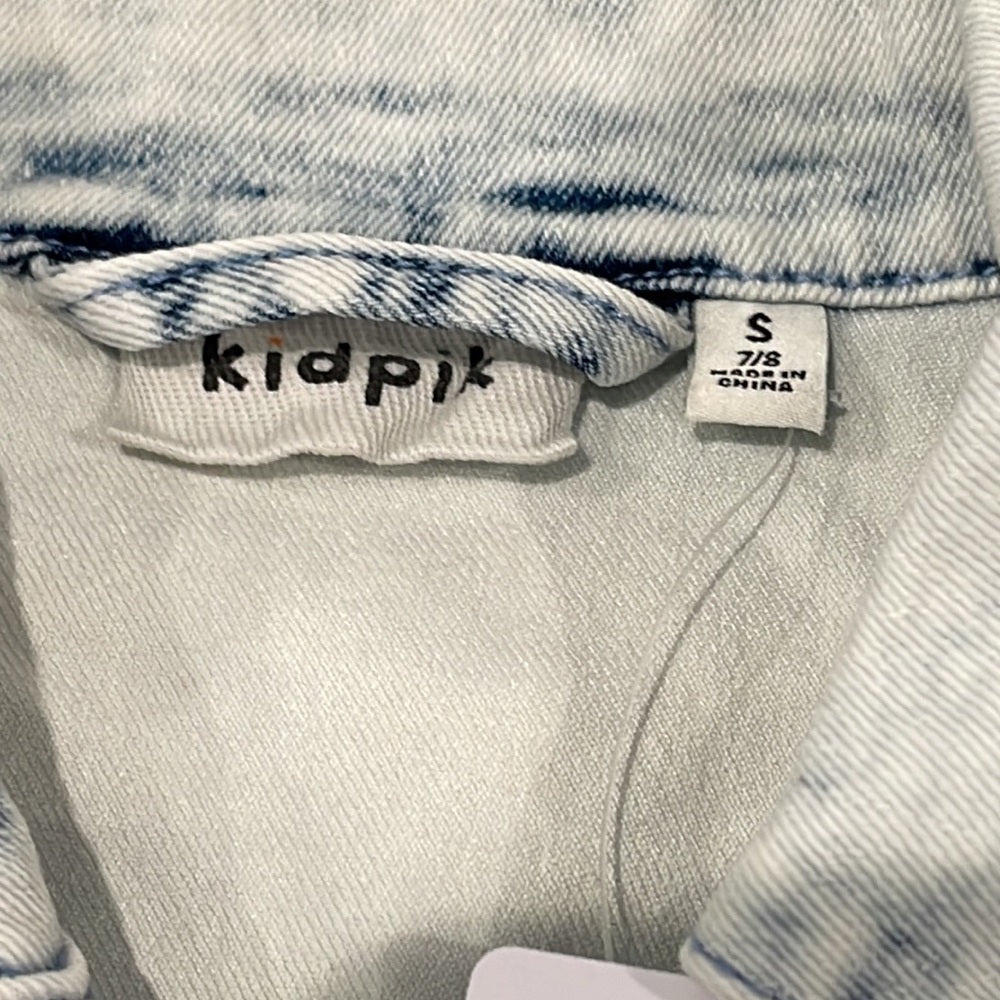 NWT Kidpik Jean Vest Size Small 7/8