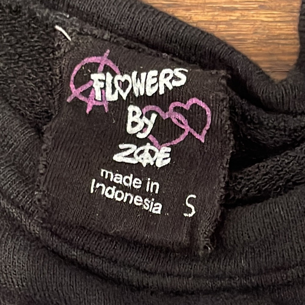 Flowers By Zoe Girls Black Sweatshirt Size Small