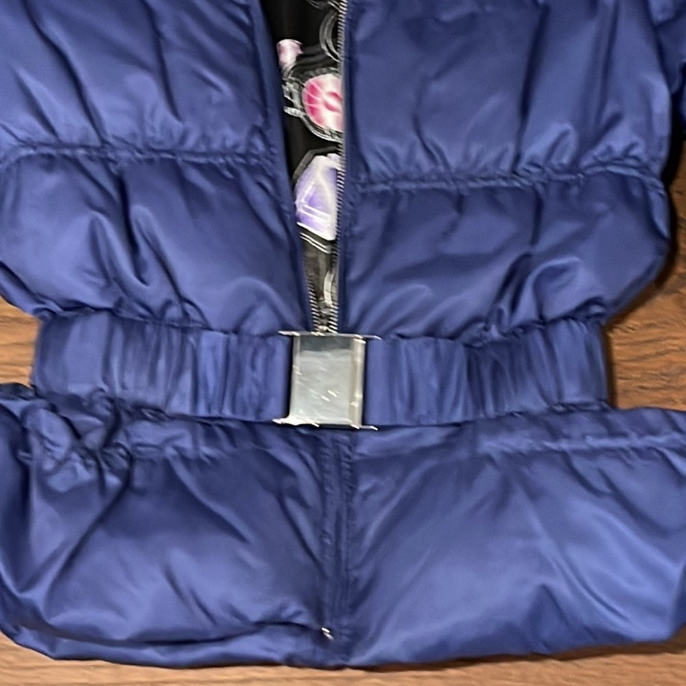 LAUNDRY by Design Navy Puffer Women’s Jacket Size XS