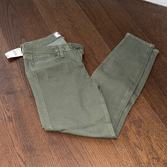 NWT Paige Green Women’s Skinny Jeans Size 28