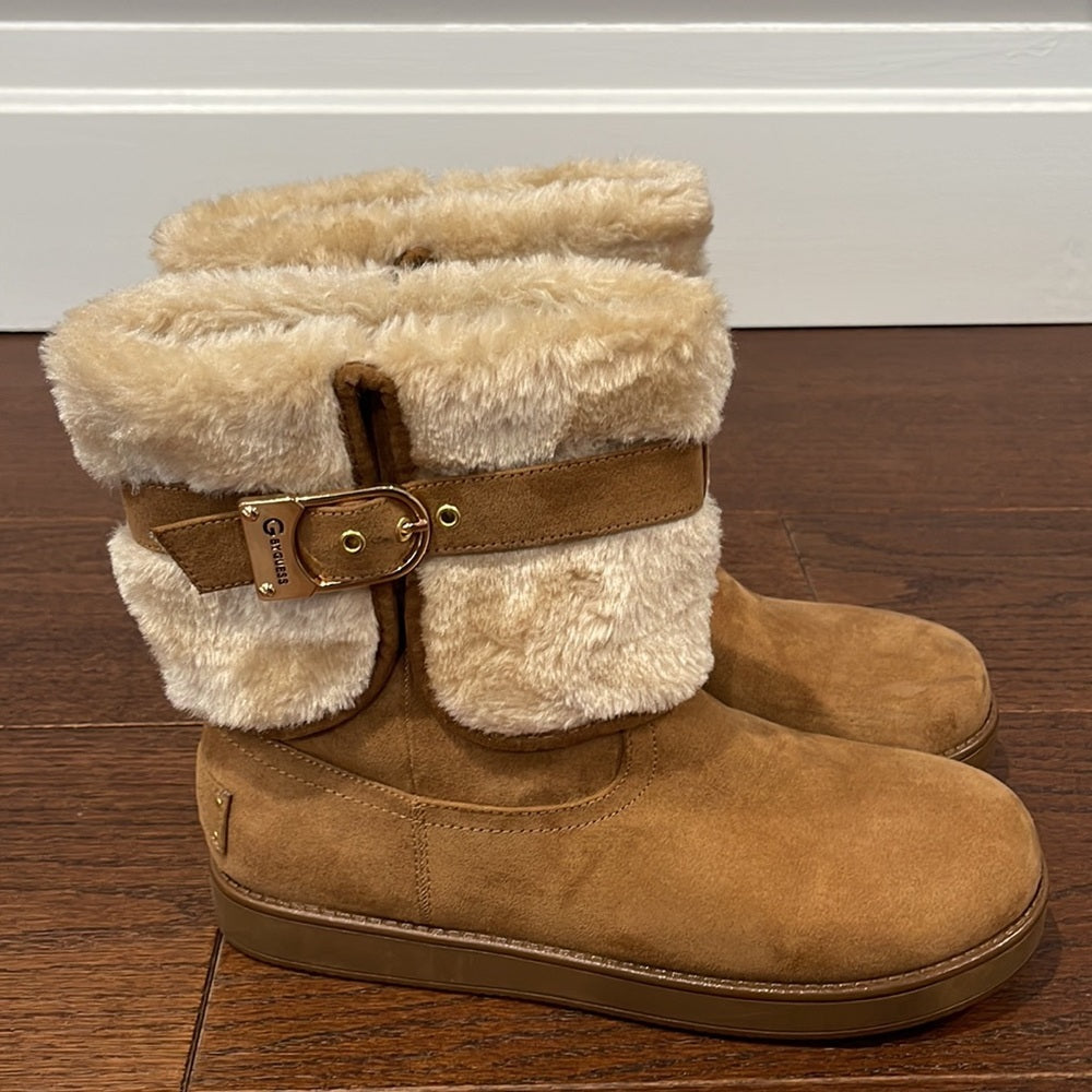 G by Guess Tan Winter Boots Size 9