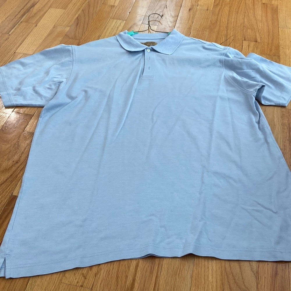 Men’s tricots st Raphael shirt. Light blue. Size XL