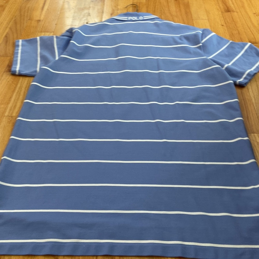 Men’s Ralph Lauren polo shirt. Blue/white. Size XL